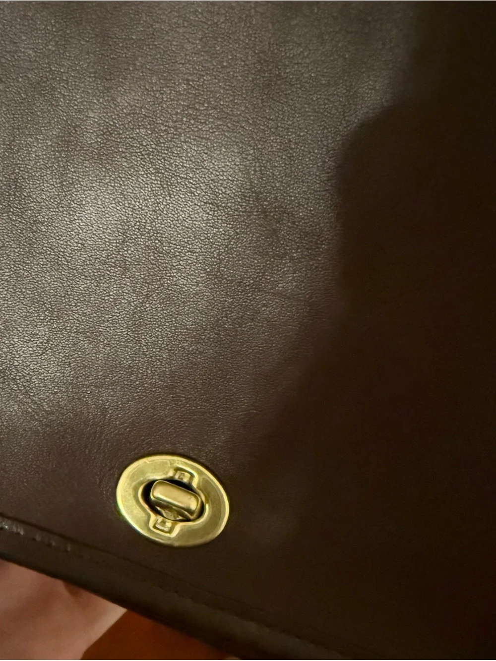 Vintage Coach Compact Pouch- Mahogany